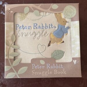 Peter Rabbit Snuggle Book - Cream with Blue Accent